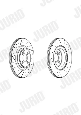 спирачен диск JURID               