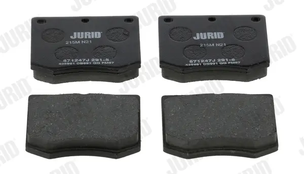 комплект спирачно феродо, дискови спирачки JURID               