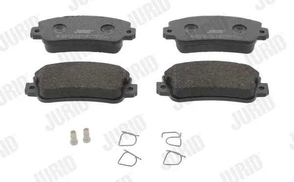 комплект спирачно феродо, дискови спирачки JURID               