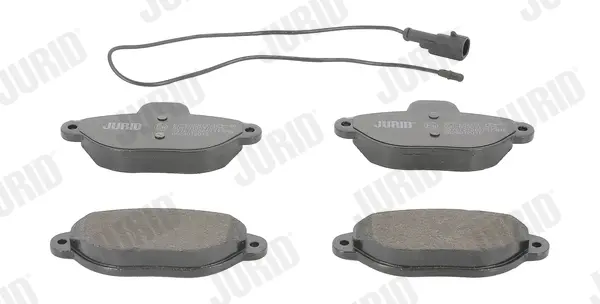 комплект спирачно феродо, дискови спирачки JURID               