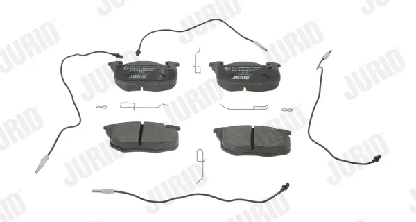 комплект спирачно феродо, дискови спирачки JURID               