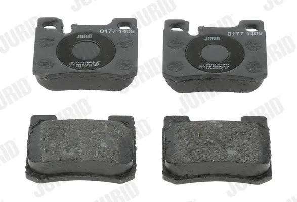 комплект спирачно феродо, дискови спирачки JURID               