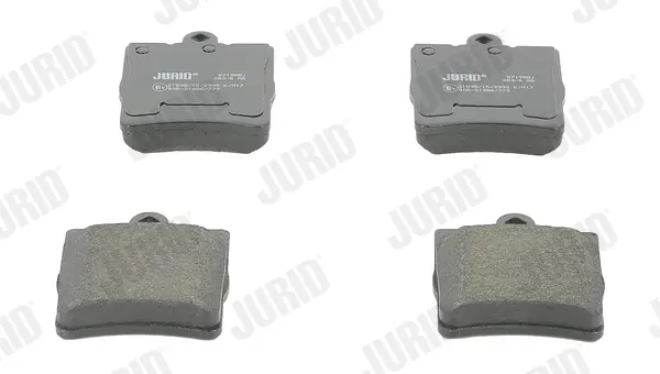 комплект спирачно феродо, дискови спирачки JURID               