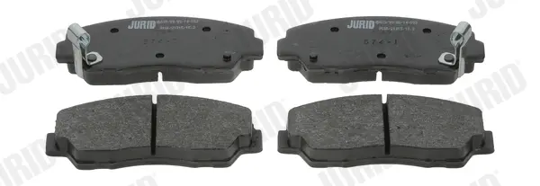 комплект спирачно феродо, дискови спирачки JURID               