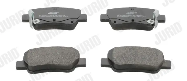 комплект спирачно феродо, дискови спирачки JURID               