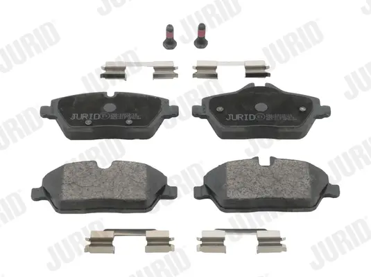 комплект спирачно феродо, дискови спирачки JURID               
