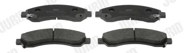 комплект спирачно феродо, дискови спирачки JURID               