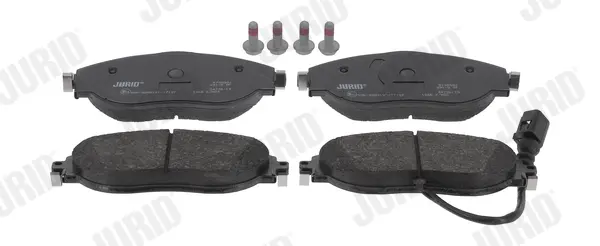 комплект спирачно феродо, дискови спирачки JURID               