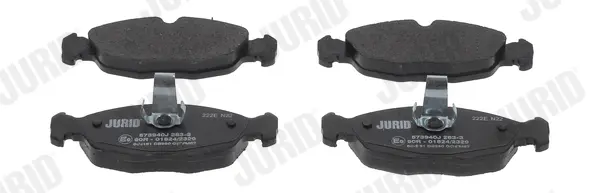 комплект спирачно феродо, дискови спирачки JURID               