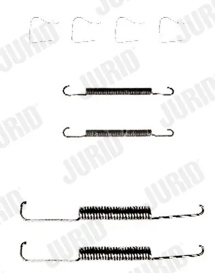 комплект принадлежности, спирани челюсти JURID               