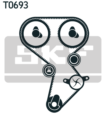 водна помпа- к-кт ангренажен ремък SKF                 