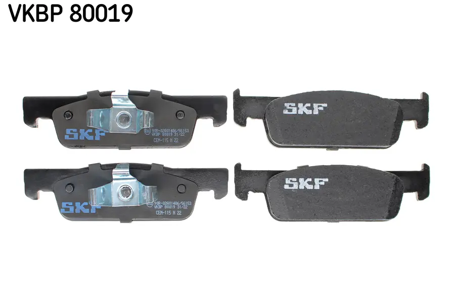 комплект спирачно феродо, дискови спирачки SKF                 