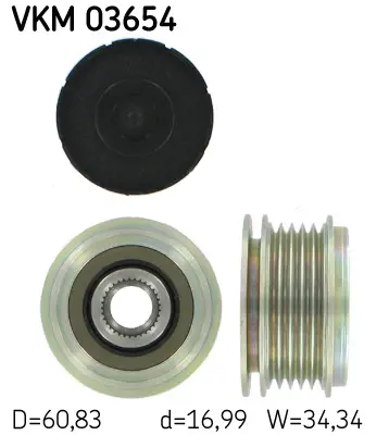 механизъм за свободен ход на генератор SKF                 