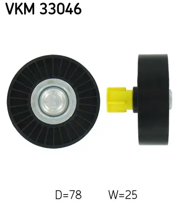 паразитна- водеща ролка, пистов ремък SKF                 