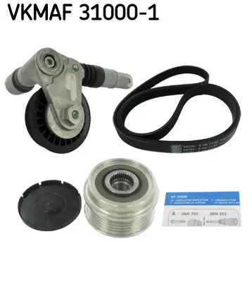 Пистов ремък комплект за Volkswagen PASSAT (3B3) 1.9 TDI VKMAF 31000-1 SKF                 