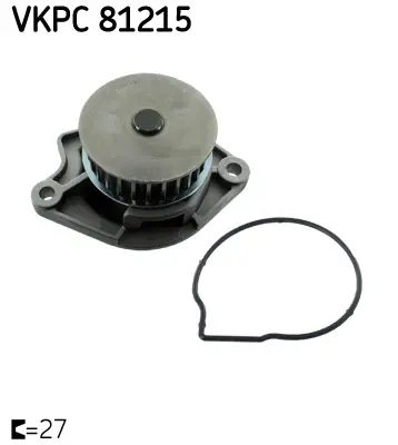 водна помпа, охлаждане на двигателя SKF                 