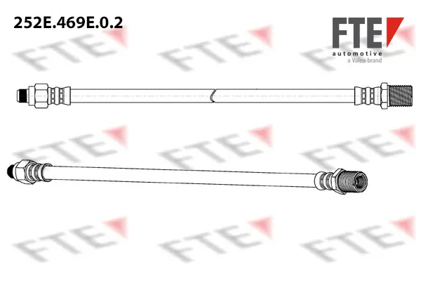 Спирачни маркучи за IVECO DAILY (бордова) платформа/ шаси 35S15, 35C15, 40C15, 50C15, 65C15, 70C15 252E.469E.0.2 FTE                 