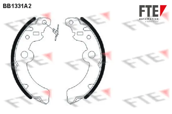 комплект спирачна челюст FTE                 