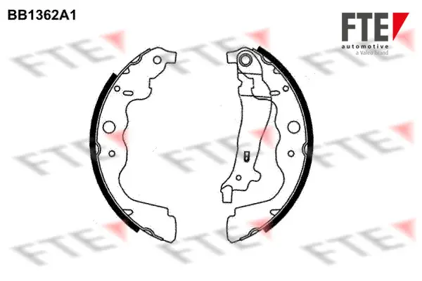 комплект спирачна челюст FTE                 