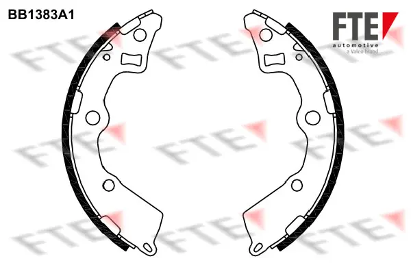 комплект спирачна челюст FTE                 