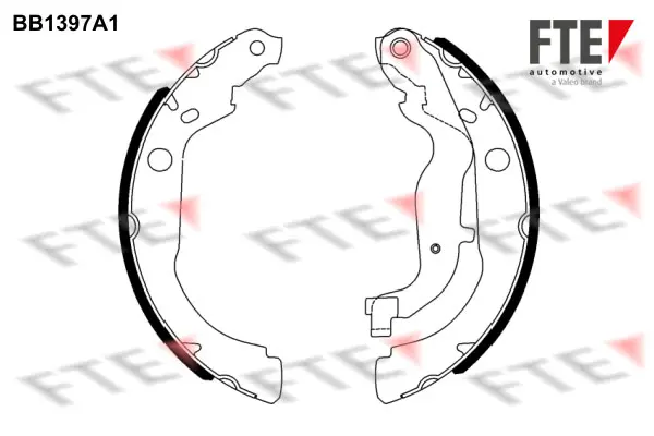 комплект спирачна челюст FTE                 