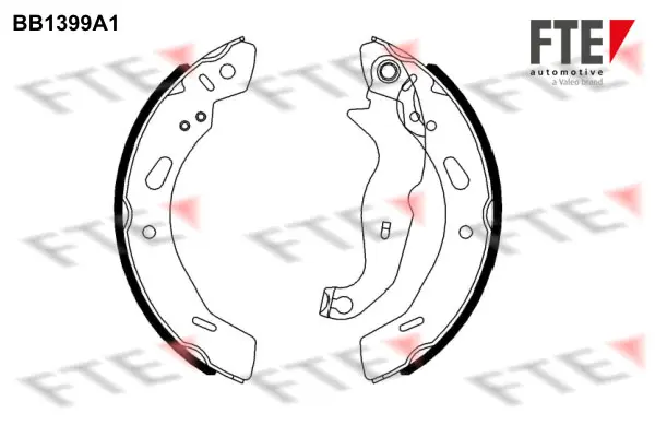 комплект спирачна челюст FTE                 