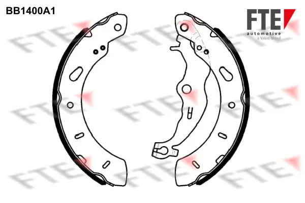 комплект спирачна челюст FTE                 