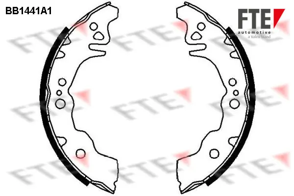 комплект спирачна челюст FTE                 