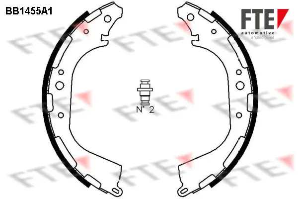 комплект спирачна челюст FTE                 