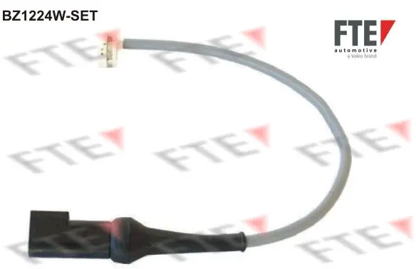 предупредителен контактен сензор, износване на накладките FTE                 