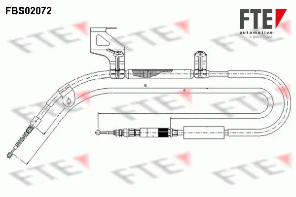 жило, ръчна спирачка FTE                 