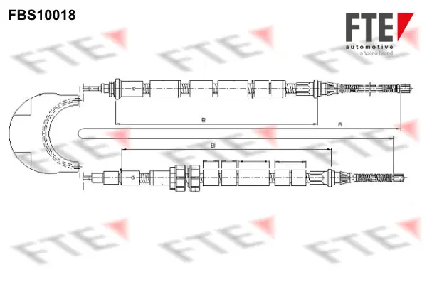 жило, ръчна спирачка FTE                 