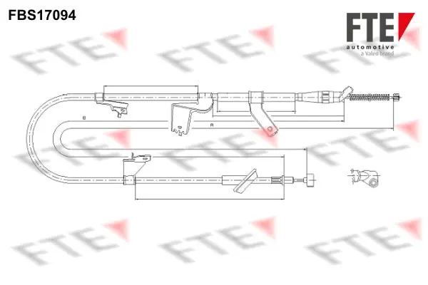 Жило, ръчна спирачка FTE