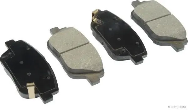 комплект спирачно феродо, дискови спирачки HERTH+BUSS JAKOPARTS