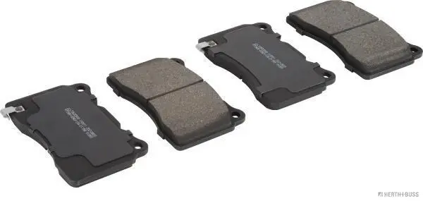 комплект спирачно феродо, дискови спирачки HERTH+BUSS JAKOPARTS