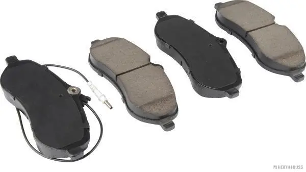 комплект спирачно феродо, дискови спирачки HERTH+BUSS JAKOPARTS