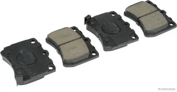 комплект спирачно феродо, дискови спирачки HERTH+BUSS JAKOPARTS