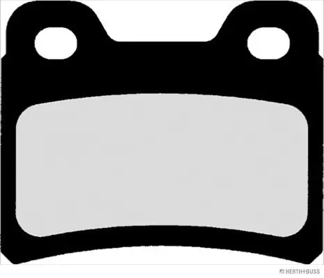 комплект спирачно феродо, дискови спирачки HERTH+BUSS JAKOPARTS