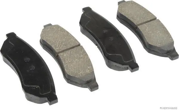 комплект спирачно феродо, дискови спирачки HERTH+BUSS JAKOPARTS