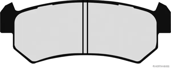 комплект спирачно феродо, дискови спирачки HERTH+BUSS JAKOPARTS