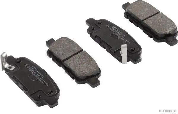 комплект спирачно феродо, дискови спирачки HERTH+BUSS JAKOPARTS