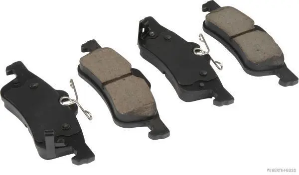 комплект спирачно феродо, дискови спирачки HERTH+BUSS JAKOPARTS