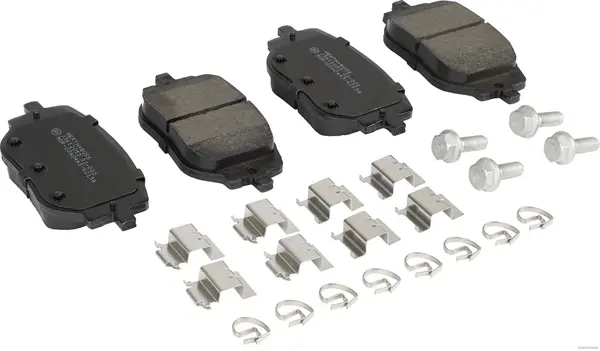 комплект спирачно феродо, дискови спирачки HERTH+BUSS JAKOPARTS