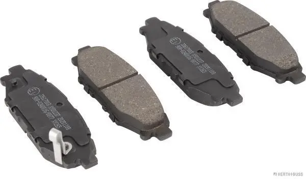 комплект спирачно феродо, дискови спирачки HERTH+BUSS JAKOPARTS