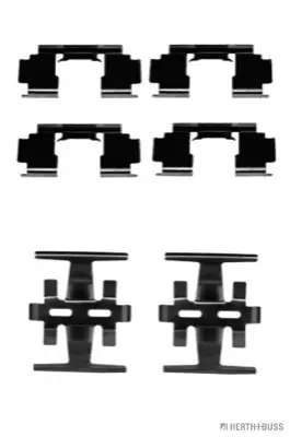 комплект принадлежности, дискови накладки HERTH+BUSS JAKOPARTS