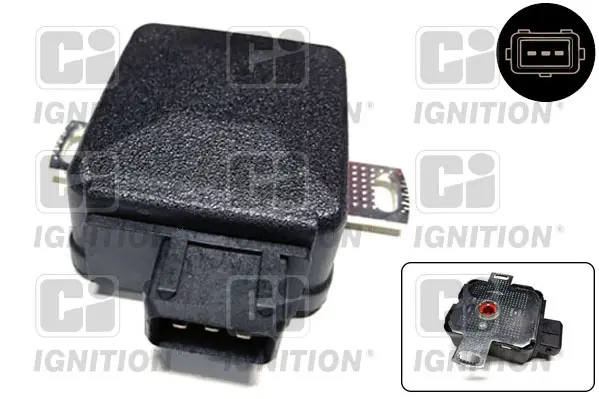 датчик, положение на дроселовата клапа QUINTON HAZELL      