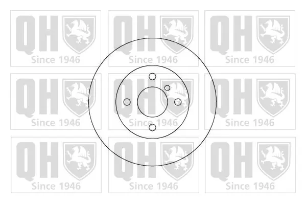 спирачен диск QUINTON HAZELL      