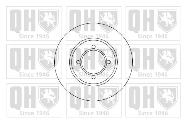 спирачен диск QUINTON HAZELL      