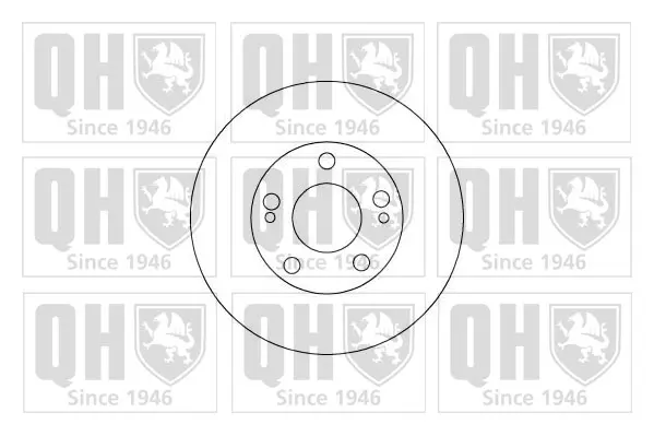спирачен диск QUINTON HAZELL      