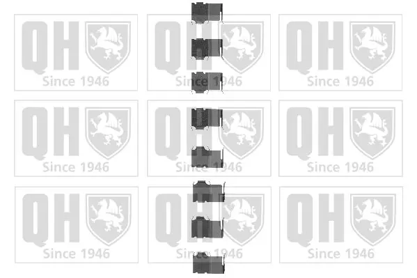 комплект принадлежности, дискови накладки QUINTON HAZELL      